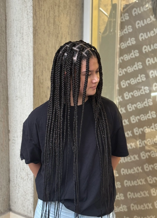 Box braids (Стандартни плитки)